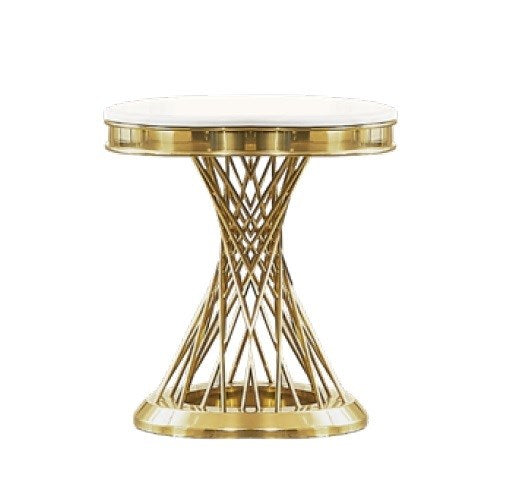 Bailey Gold End Table - Furniture Depot