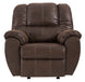 McGann Rocker Recliner - Walnut - Furniture Depot