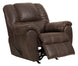 McGann Rocker Recliner - Walnut - Furniture Depot