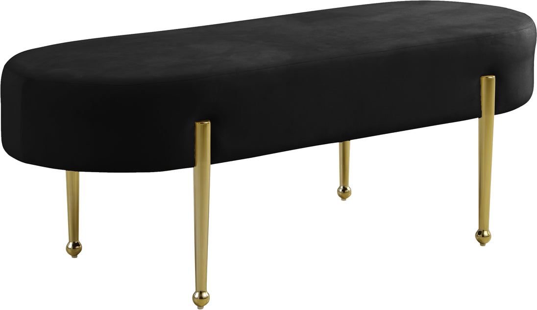 Gia Velvet Bench - Furniture Depot