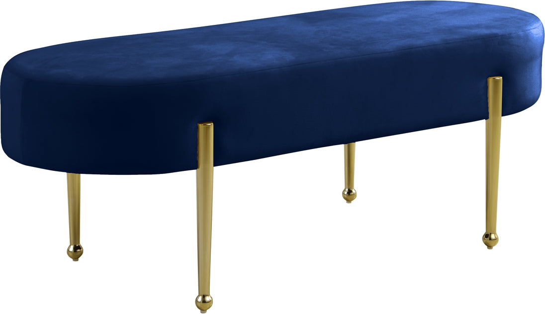 Gia Velvet Bench - Furniture Depot