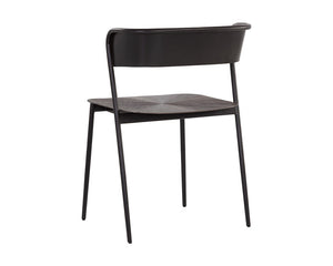 Keanu Dining Chair Gunmetal