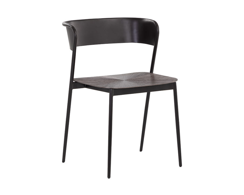 Keanu Dining Chair Gunmetal