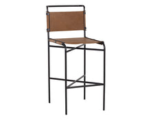 Load image into Gallery viewer, Corrigan Barstool Cognac Leather