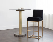 Load image into Gallery viewer, Joyce Barstool Cube Black