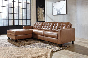 Baskove 2-Piece Sectional with Chaise with LHF Chaise - Furniture Depot