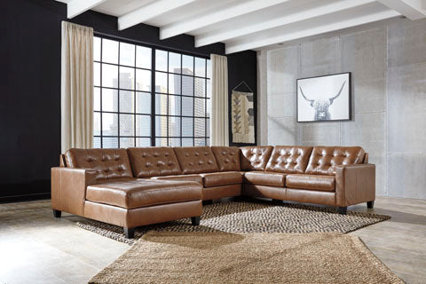 Baskove 4-Piece Sectional with LHF Chaise - Furniture Depot