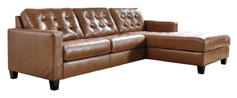 Baskove 2-Piece Sectional with Chaise with RHF Chaise - Furniture Depot