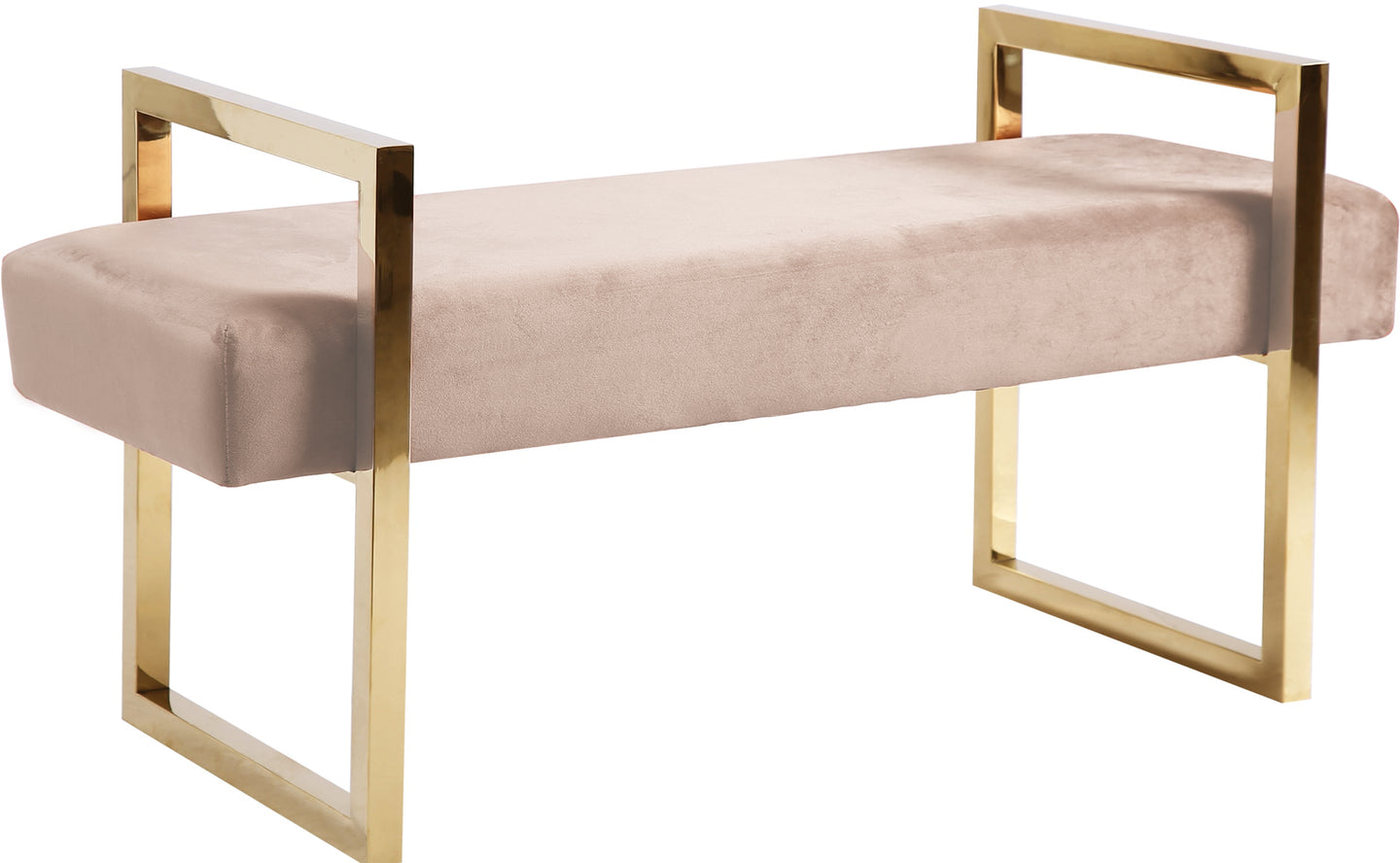 Olivia Velvet Bench - Furniture Depot