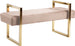 Olivia Velvet Bench - Furniture Depot