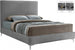 Geri Velvet Bed - Furniture Depot