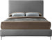 Geri Velvet Bed - Furniture Depot