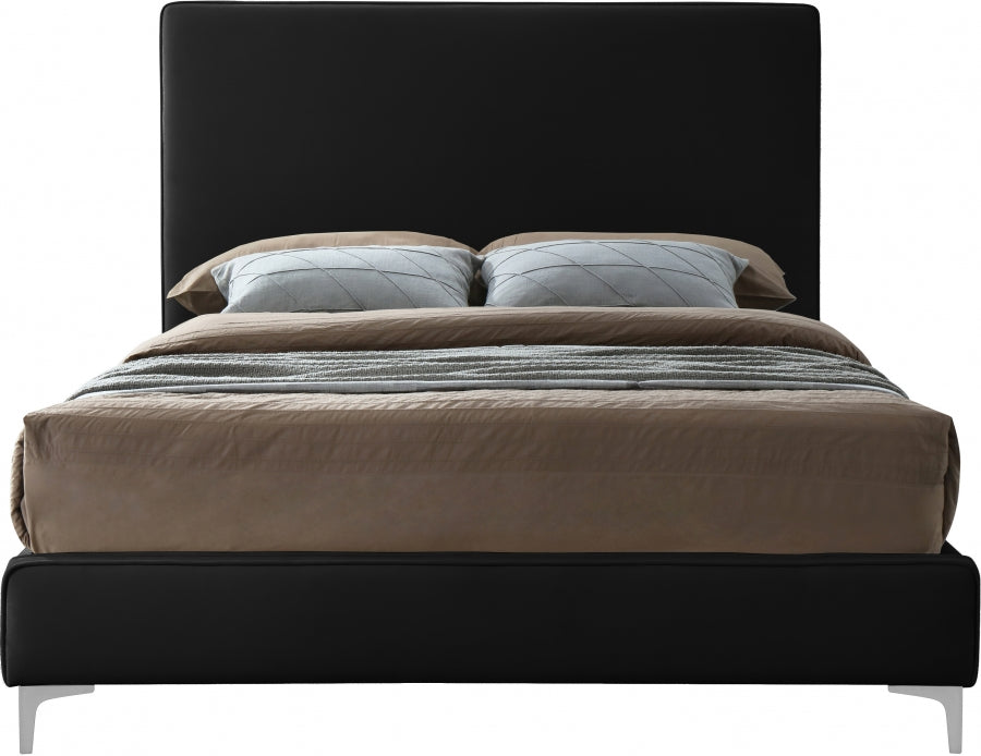 Geri Velvet Bed - Furniture Depot