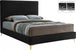 Geri Velvet Bed - Furniture Depot