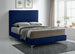 Geri Velvet Bed - Furniture Depot