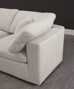 Cozy Velvet Cloud Modular Down Filled Overstuffed 158" Sofa - Furniture Depot