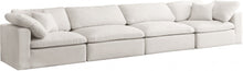 Load image into Gallery viewer, Cozy Velvet Cloud Modular Down Filled Overstuffed 158&quot; Sofa - Furniture Depot