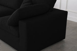 Serena Linen Deluxe Cloud Modular Down Filled Overstuffed 80" Sofa - Furniture Depot