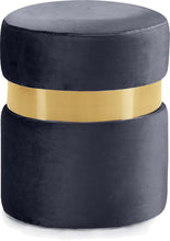 Load image into Gallery viewer, Hailey Velvet Ottoman/Stool - Furniture Depot (7679217271032)