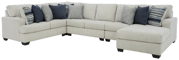 Lowder 5-Piece Sectional with RHF Chaise - Furniture Depot (7888792912120)