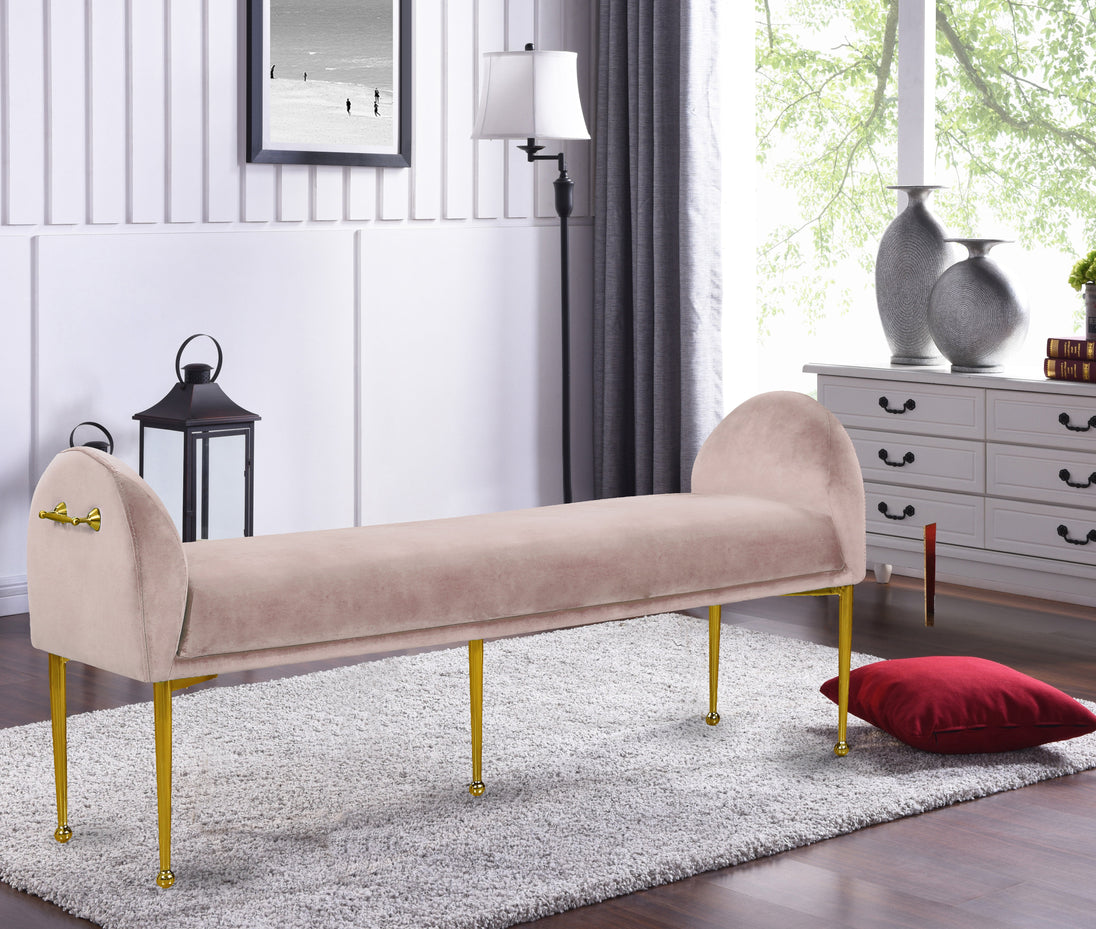 Owen Velvet Bench - Furniture Depot