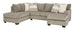 Creswell Right-Arm Facing Sofa Chaise & Left hand Corner Chaise (2PC) - Furniture Depot