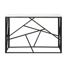 Load image into Gallery viewer, Carole Marble Console Table (Black Frame) - Furniture Depot