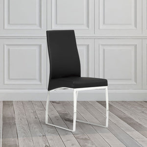 K-Chair (Black Leatherette) - Furniture Depot