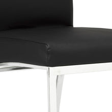 Load image into Gallery viewer, K-Chair (Black Leatherette) - Furniture Depot