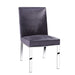 Wellington Charcoal Velvet Dining Chair - Furniture Depot