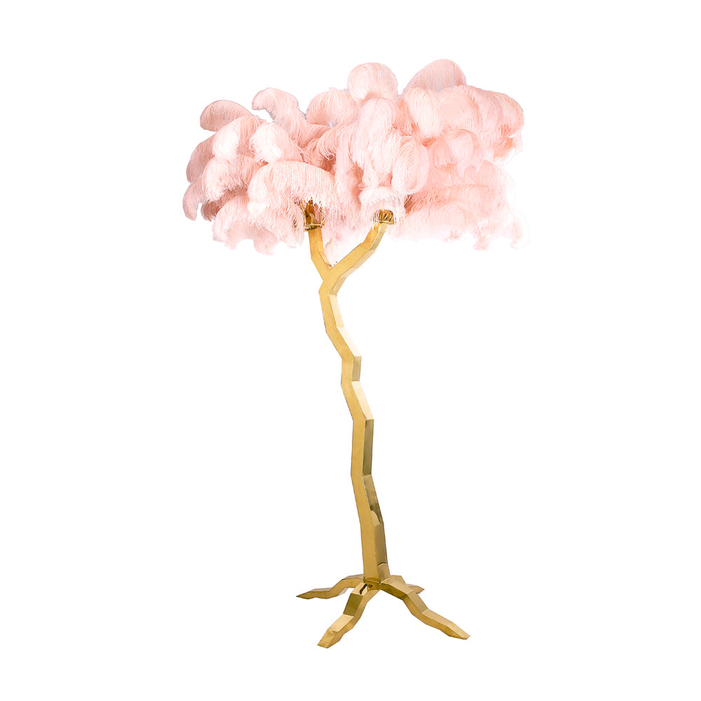 Ostrich Tree 87″ – Pink Gold - Furniture Depot