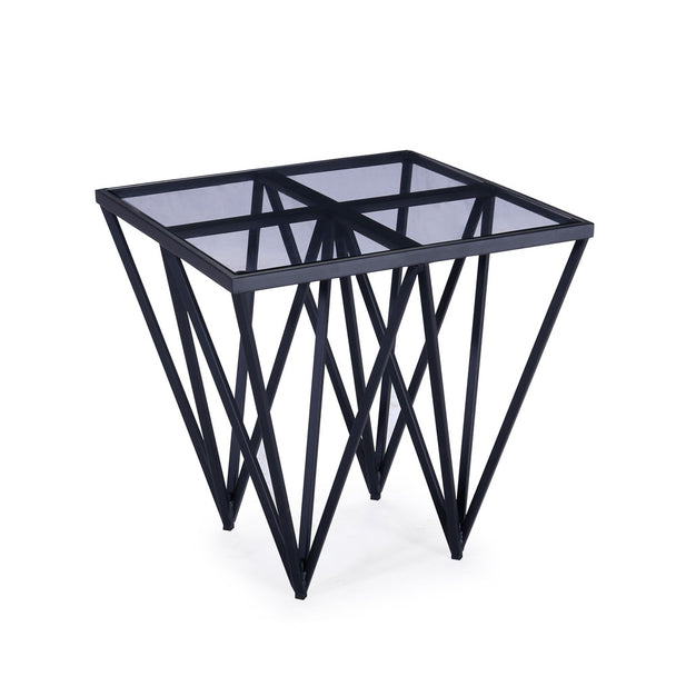 Luxor Black End Table - Furniture Depot