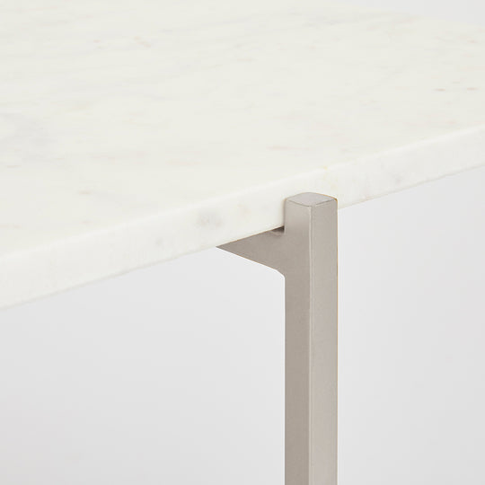 Ida Silver End Table - Furniture Depot