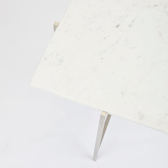 Ida Silver End Table - Furniture Depot
