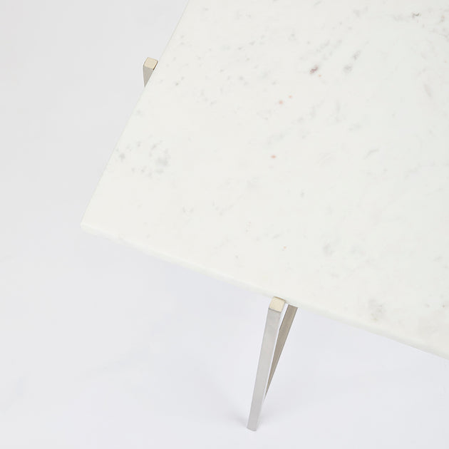 Ida Silver End Table - Furniture Depot