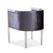 Elvis Charcoal Velvet Chair - Furniture Depot