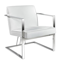 Load image into Gallery viewer, Fairmont Chair (White Leatherette) - Furniture Depot
