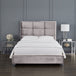 Blair Grey Velvet Bed (Queen size) - Furniture Depot