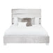 Hanne Bed - Grey Velvet (King size) - Furniture Depot