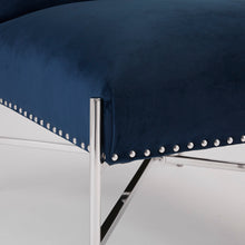 Load image into Gallery viewer, Barrymore Blue Velvet Chair - Furniture Depot