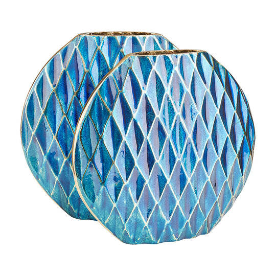 FLOWER VASES GY-AE-5016-S/BLU - Furniture Depot