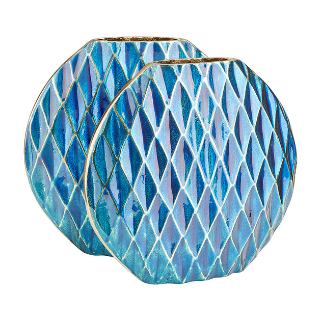FLOWER VASES GY-AE-5016-S/BLU - Furniture Depot