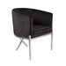 Anton Accent Chair (Black Velvet) - Furniture Depot