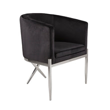 Load image into Gallery viewer, Anton Accent Chair (Black Velvet) - Furniture Depot