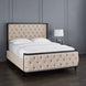 Swire Bed - Beige linen fabric (Queen size) - Furniture Depot