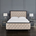 Swire Bed - Beige linen fabric (Queen size) - Furniture Depot