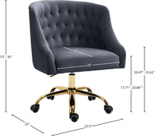 Load image into Gallery viewer, Arden Velvet Office Chair - Furniture Depot