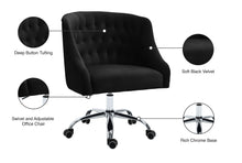 Load image into Gallery viewer, Arden Velvet Office Chair - Furniture Depot