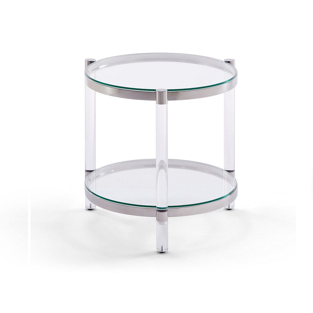 PALOMA END TABLE STEEL - Furniture Depot