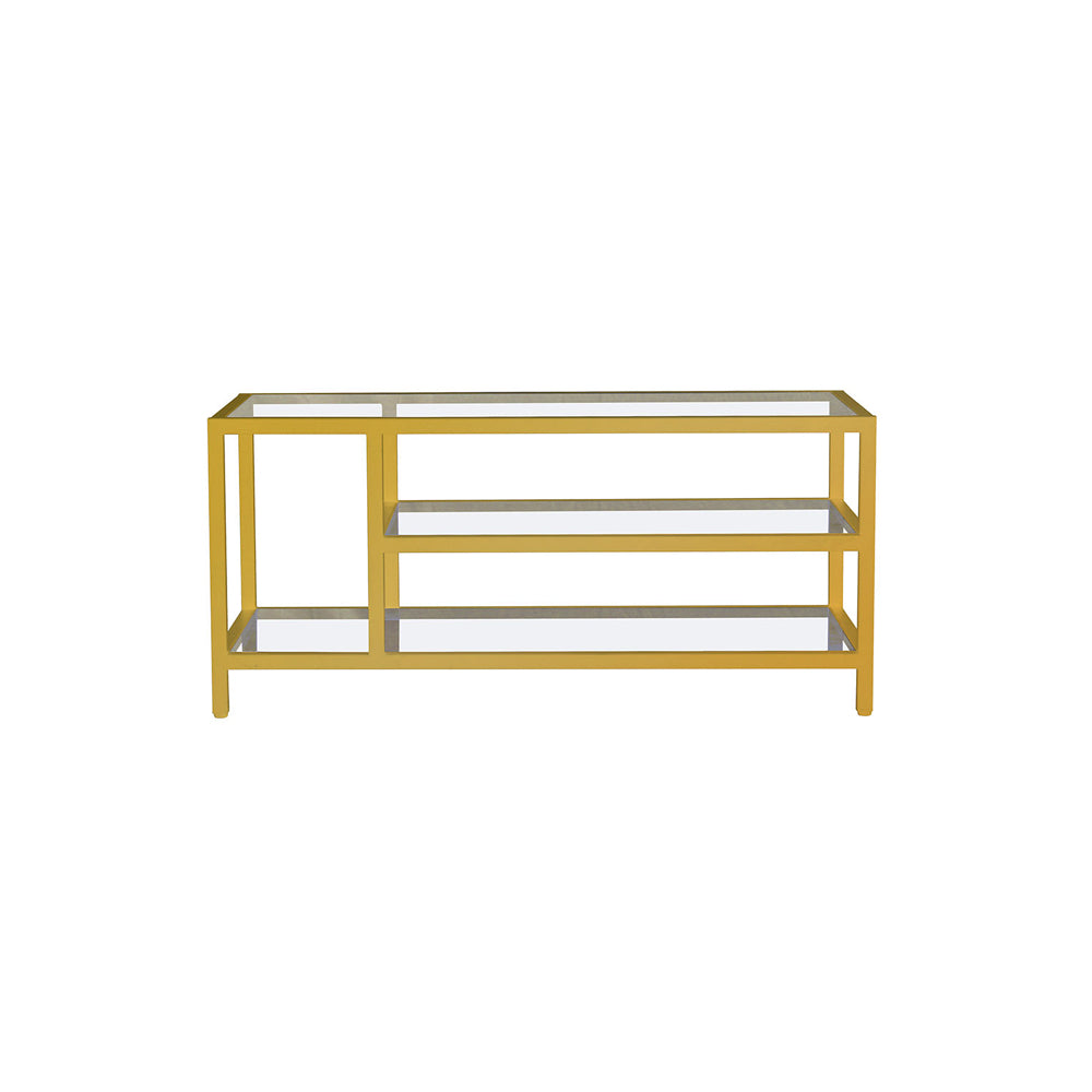 MILEY Coffee Table (Gold) (Big Size) - Furniture Depot